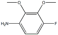 4-fluoro-2,3-diMethoxyaniline 구조식 이미지