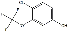 4-CHLORO-3-(TRIFLUOROMETHOXY)PHENOL 구조식 이미지