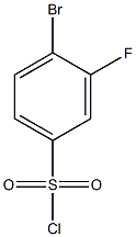 4-BroMo-3-fluorobenzensulfonylchloride Structure