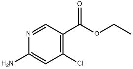 ethyl 6-aMino-4-chloronicotinate Structure