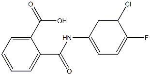 3'-CHLORO-4'-FLUOROPHTHALANILIC ACID 구조식 이미지