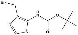 tert-Butyl [4-(broMoMethyl)thiazol-5-yl]carbaMate 구조식 이미지