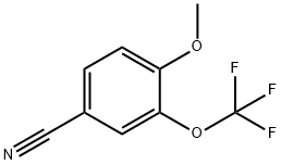 4-Methoxy-3-(trifluoroMethoxy)benzonitrile, 97% Structure