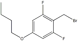 4-n-Butoxy-2,6-difluorobenzyl broMide, 97% Structure