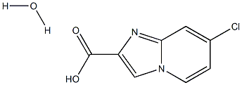 7-ChloroiMidazo[1,2-a]pyridine-2-carboxylic acid hydrate, 95% Structure