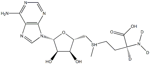 S-Adenosyl-L-Methionine-d3 구조식 이미지