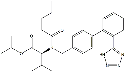 Valsartan Isopropyl Ester Structure