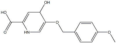 4-Hydroxy-5-(4-Methoxy-benzyloxy)-1,4-dihydro-pyridine-2-carboxylic acid Structure