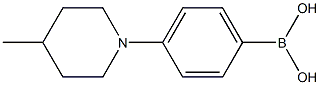 4-(4-Methylpiperidin-1-yl)phenylboronic acid Structure