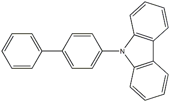 9-Biphenyl-4-yl-9H-carbazole Structure
