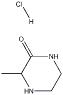 2-METHYL-3-OXOPIPERAZINE HYDROCHLORIDE Structure