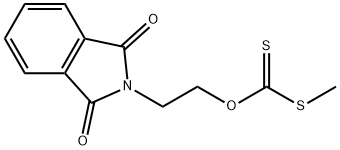 O-2-(1,3-dioxoisoindolin-2-yl)ethyl S-Methyl carbonodithioate 구조식 이미지