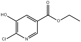 ethyl 6-chloro-5-hydroxynicotinate 구조식 이미지