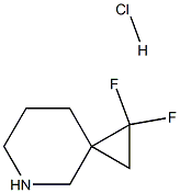 1,1-Difluoro-5-azaspiro[2.5]octane hydrochloride 구조식 이미지