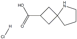 5-Aza-spiro[3.4]octane-2-carboxylic acid hydrochloride Structure