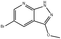 5-BroMo-3-Methoxy-1H-pyrazolo[3,4-b]pyridine Structure