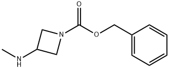 benzyl 3-(MethylaMino)azetidine-1-carboxylate Structure