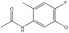 N-(5-Chloro-4-fluoro-2-Methyl-phenyl)acetaMide Structure