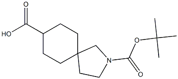 2-(tert-butoxycarbonyl)-2-azaspiro[4.5]decane-8-carboxylic acid Structure