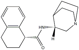 (R)-N-((R)-quinuclidin-3-yl)-1,2,3,4-tetrahydronaphthalene-1-carboxaMide 구조식 이미지