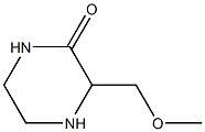 3-(MethoxyMethyl)piperazin-2-one 구조식 이미지