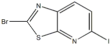 2-BroMo-5-iodo-thiazolo[5,4-b]pyridine 구조식 이미지