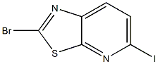 2-BroMo-5-iodo-thiazolo[5,4-b]pyridine Structure