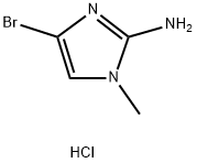 4-BroMo-1-Methyl-1H-iMidazol-2-aMine hydrochloride 구조식 이미지