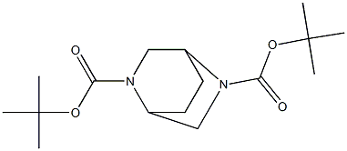 Di-tert-butyl 2,5-diazabicyclo[2.2.2]octane-2,5-dicarboxylate Structure