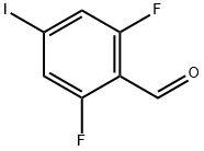 2,6-Difluoro-4-iodo-benzaldehyde 구조식 이미지