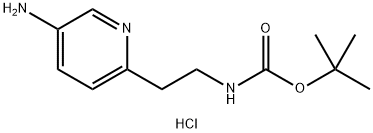 5-AMino-2-[2-(Boc-aMino)ethyl]pyridine Dihydrochloride Structure