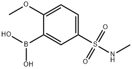 (2-Methoxy-5-(N-MethylsulfaMoyl)phenyl)boronic acid Structure