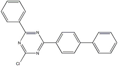 2-([1,1'-biphenyl]-4-yl)-4-chloro-6-phenyl-1,3,5-triazine Structure