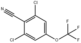 2,6-Dichloro-4-(trifluoroMethoxy)benzonitrile Structure