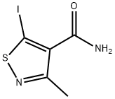 5-iodo-3-methylisothiazole-4-carboxamide 구조식 이미지