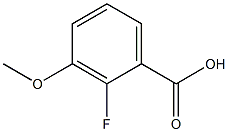 2-Fluoro-3-Methoxybenzoic acid Structure