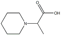 2-PIPERIDIN-1-YLPROPANOIC ACID Structure