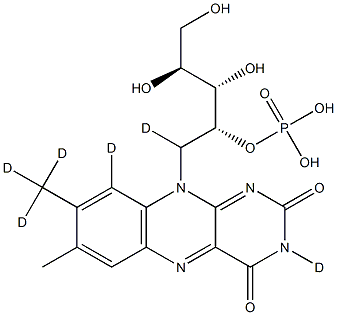 Riboflavin-d6 Structure