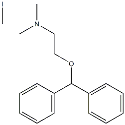 Diphenhydramine methiodide Structure