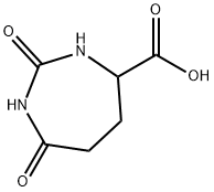 2,7-Dioxo-[1,3]diazepane-4-carboxylicacid Structure