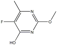 5-fluoro-2-methoxy-6-methylpyrimidin-4-ol Structure