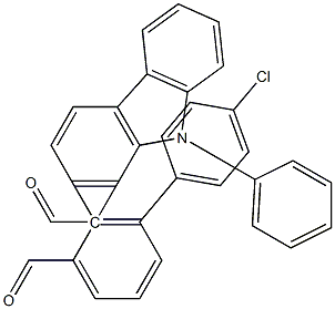 3-(4-Chloro-phenyl)-6-naphthalen-2-yl-9-phenyl-9H-carbazole(CPNPC) 구조식 이미지
