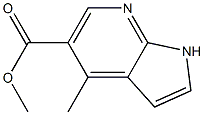 Methyl 4-Methyl-1H-pyrrolo[2,3-b]pyridine-5-carboxylate 구조식 이미지