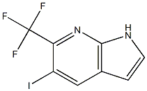 5-Iodo-6-(TrifluoroMethyl)-7-azaindole 구조식 이미지