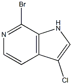 7-BroMo-3-chloro-6-azaindole 구조식 이미지