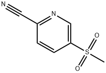 5-(Methylsulfonyl)picolinonitrile Structure