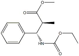 (2S,3S)-Methyl 3-(ethoxycarbonylaMino)-2-Methyl-3-phenylpropanoate Structure