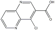 4-Chloro-1,5-naphthyridine-3-carboxylic acid Structure