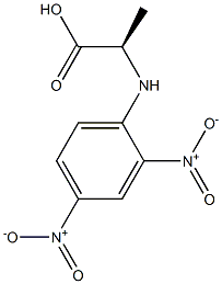 N-DNP-D-Alanine 구조식 이미지