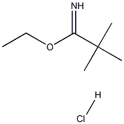 Ethyl pivaliMidate hydrochloride 구조식 이미지